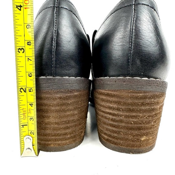 Zodiac Margot Shootie Black Leather Block Heel Zip Ankle Bootie Size 6M - Picture 11 of 13